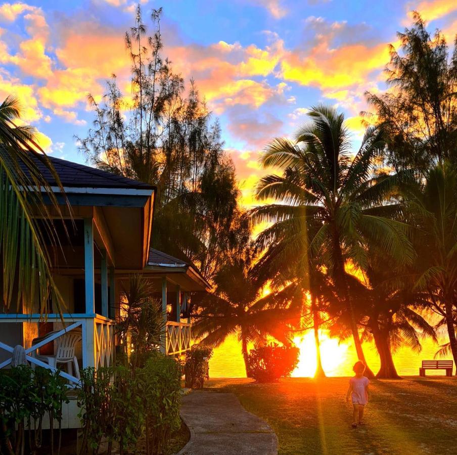 Sunny Beach Bungalows - Aitutaki Amuri Luaran gambar